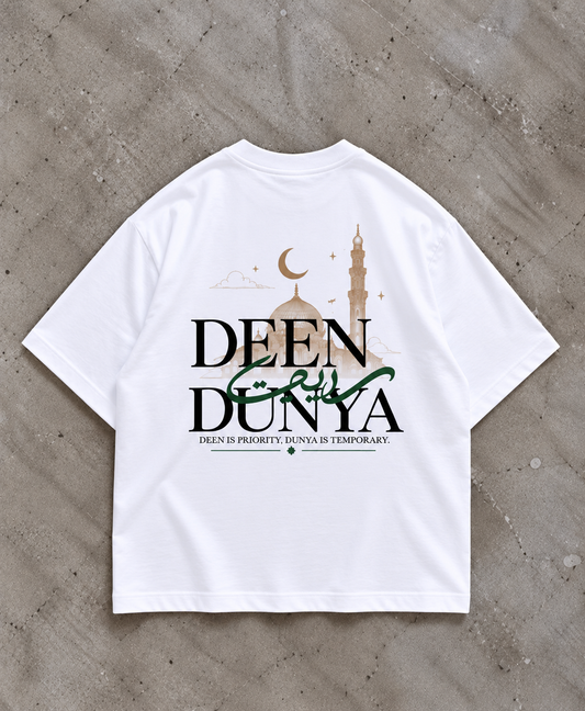 Deen & Dunya - Islamic Mosque Shirt