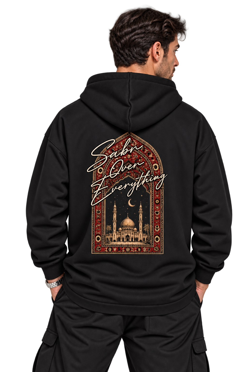 Sabr Over Everything - Mosque Hoodie